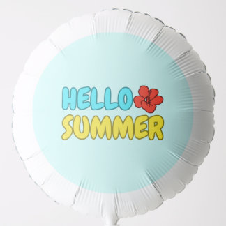 Hello Summer Helium Balloon