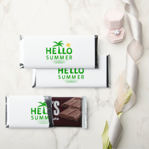 Hello Summer Hershey Bar Favors