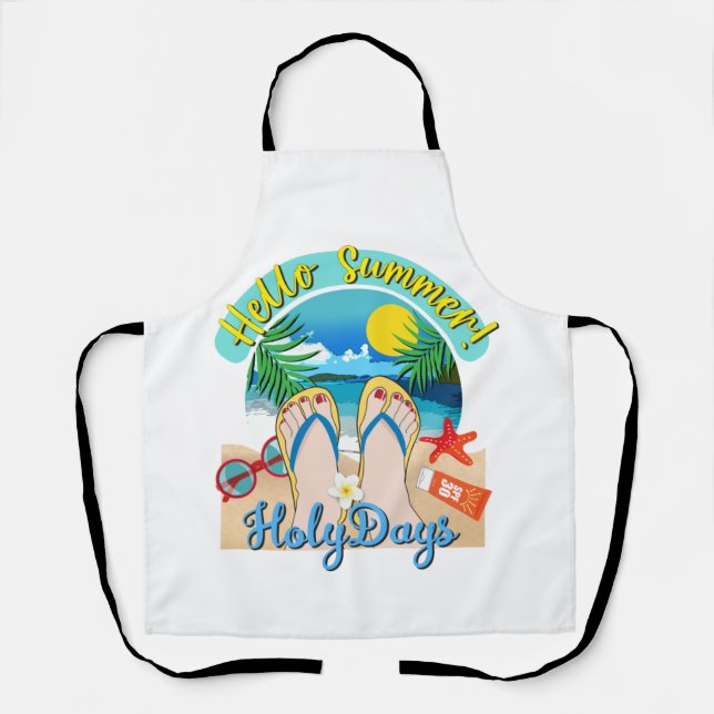 Hello Summer - HolyDays  Apron (Front)