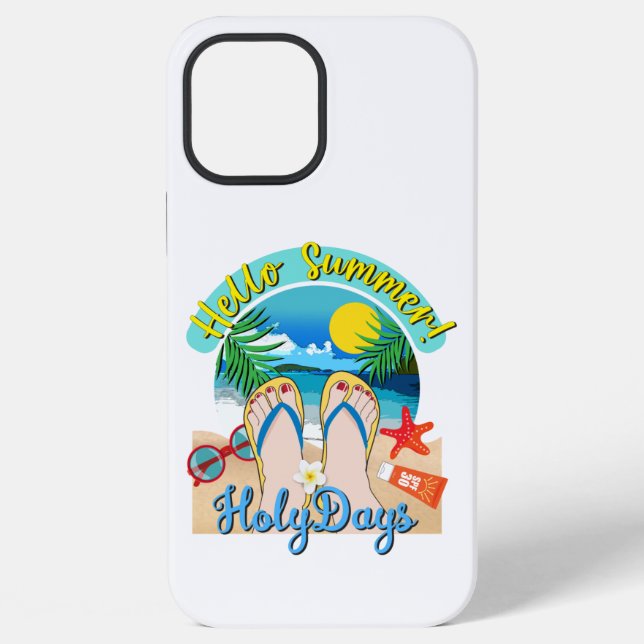 Hello Summer - HolyDays  Iphone Case (Back)