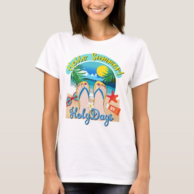 Hello Summer - HolyDays T-Shirt (Front)