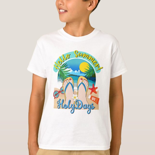 Hello Summer - HolyDays T-Shirt (Front)