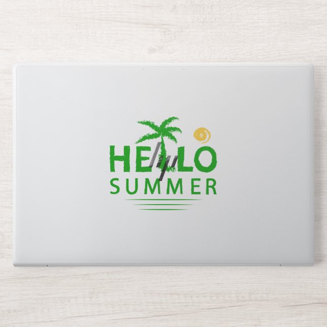 Hello Summer HP Laptop Skin (Front)