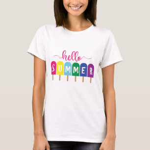 Hello Summer ice pop lolly T-Shirt