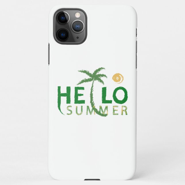 Hello Summer iPhone Case (Back)