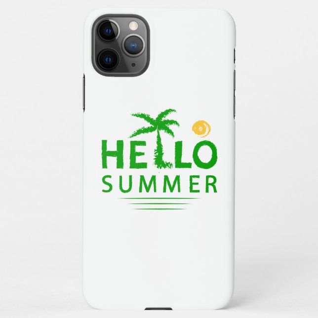 Hello Summer iPhone Case (Back)