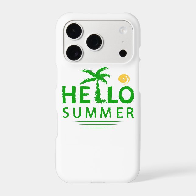 Hello Summer Iphone Case (Back)