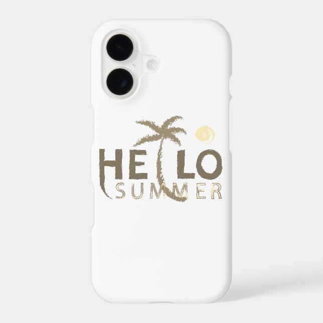Hello Summer Iphone Case (Back)