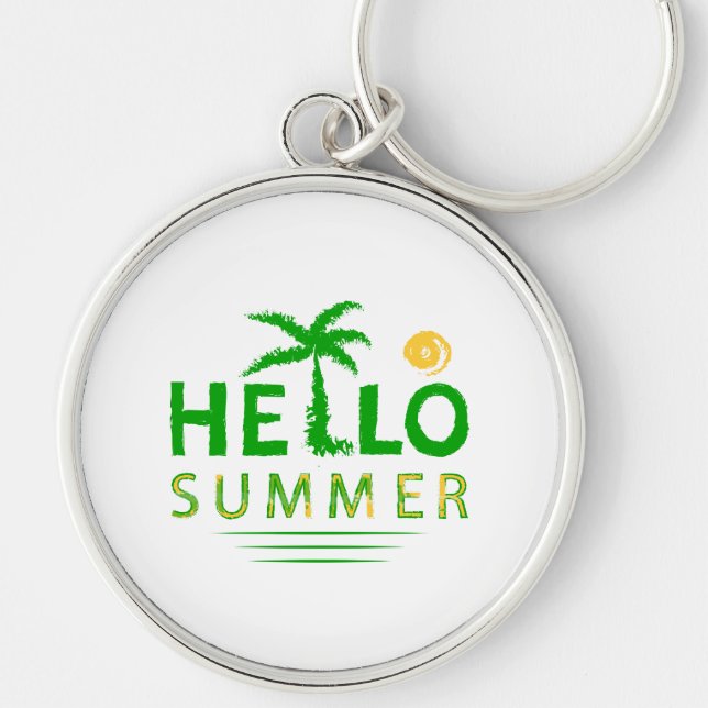 Hello Summer Keychain (Front)