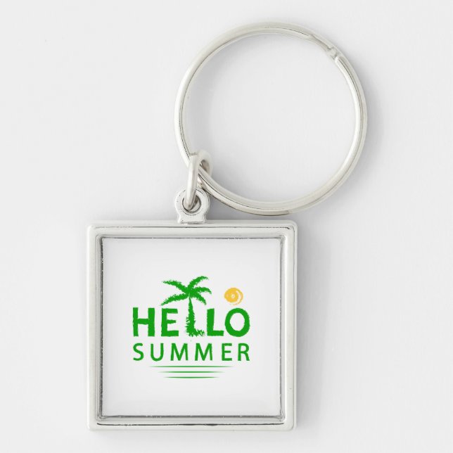 Hello Summer Keychain (Front)