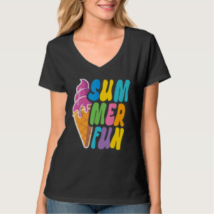 Hello Summer Kids Happy Summer Fun Holidays For Gi T-Shirt