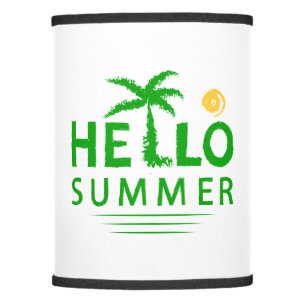 Hello Summer Lamp Shade