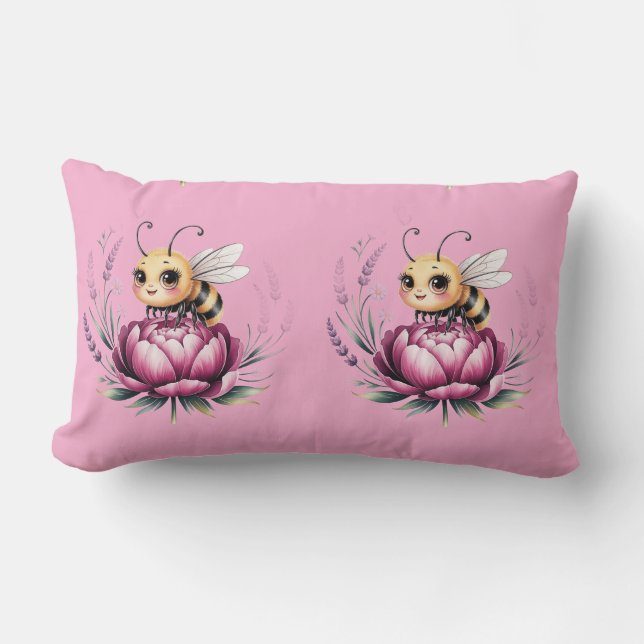 Hello summer  lumbar pillow (Front)