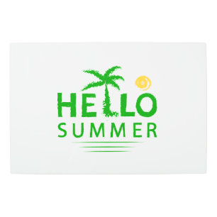 Hello Summer Metal Print