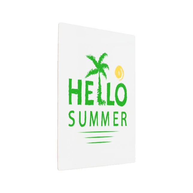 Hello Summer Metal Print (3/4)