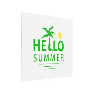 Hello Summer Metal Print