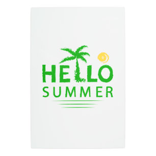 Hello Summer Metal Print