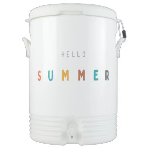 hello summer modern Igloo Beverage Cooler