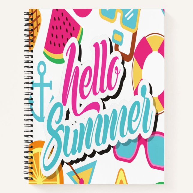 Hello Summer Notebook (Front)