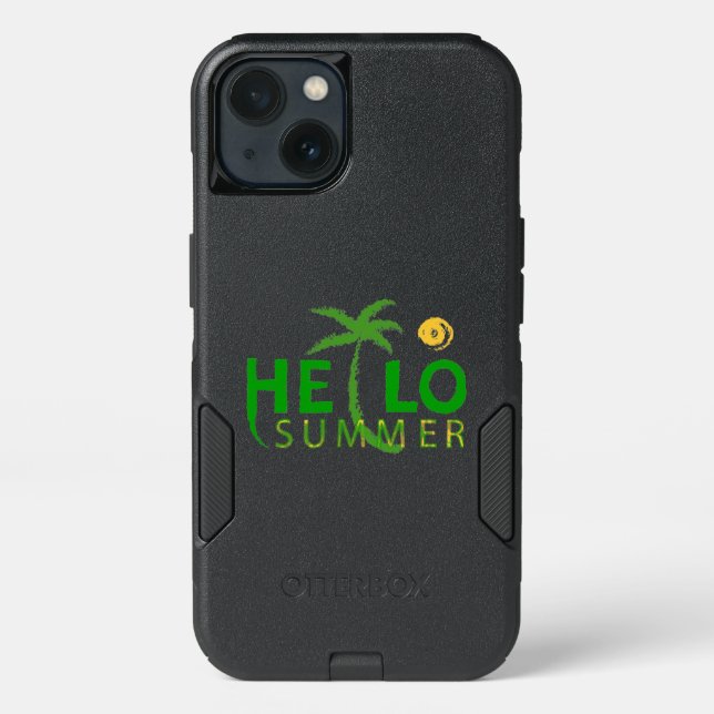Hello Summer Otterbox iPhone Case (Back)