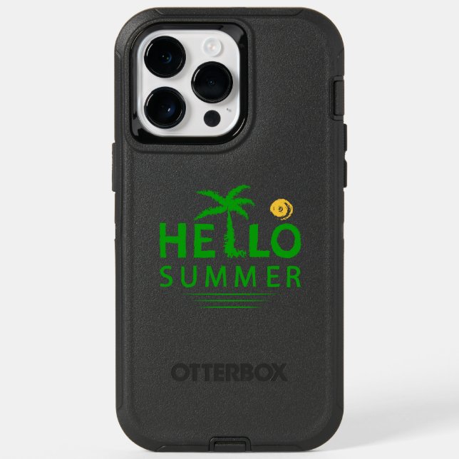 Hello Summer Otterbox iPhone Case (Back)