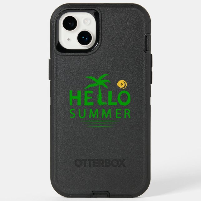 Hello Summer Otterbox iPhone Case (Back)
