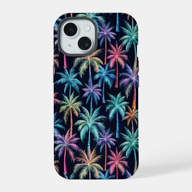 Hello Summer Palms Iphone Case (Back)