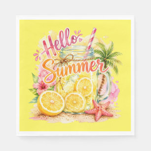 "Hello Summer" Paper Napkins