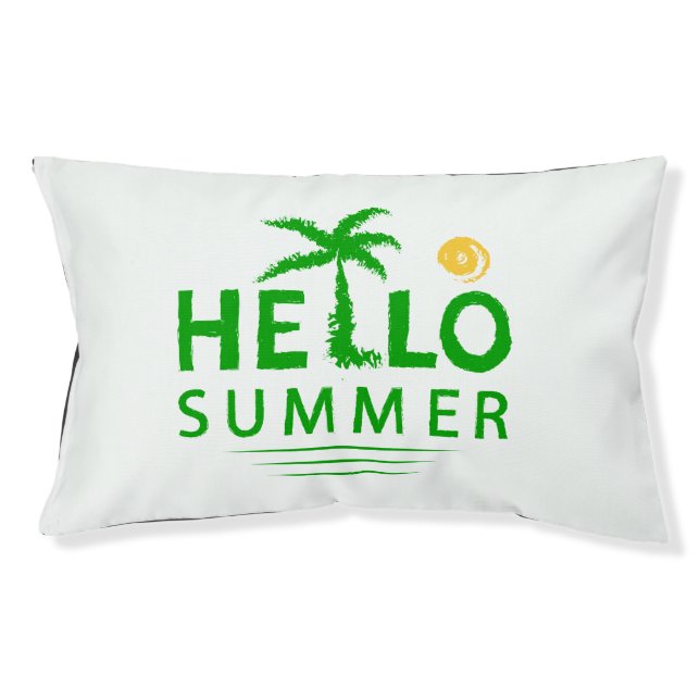 Hello Summer Pet Bed (Front)