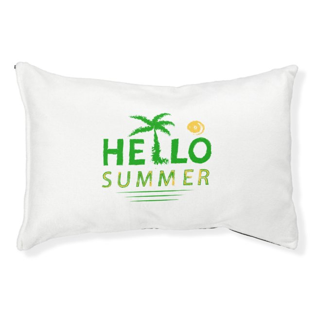 Hello Summer Pet Bed (Front)