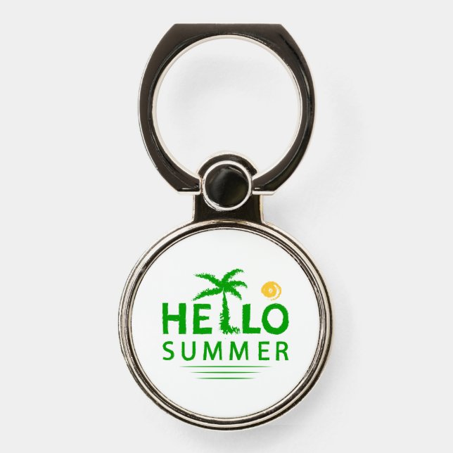 Hello Summer Phone Ring Stand (Front)