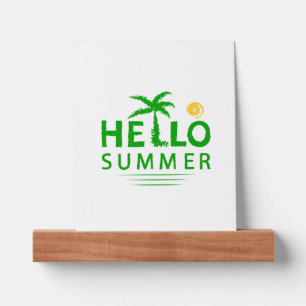 Hello Summer Picture Ledge
