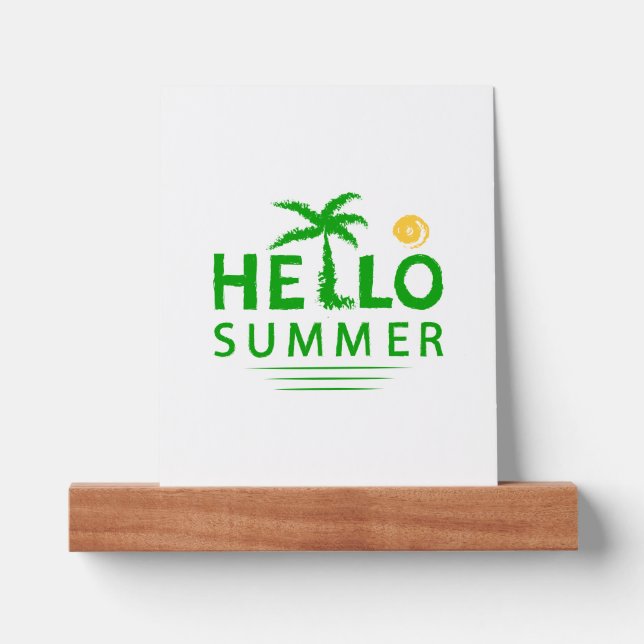 Hello Summer Picture Ledge (Front)