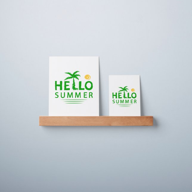 Hello Summer Picture Ledge (Wall)