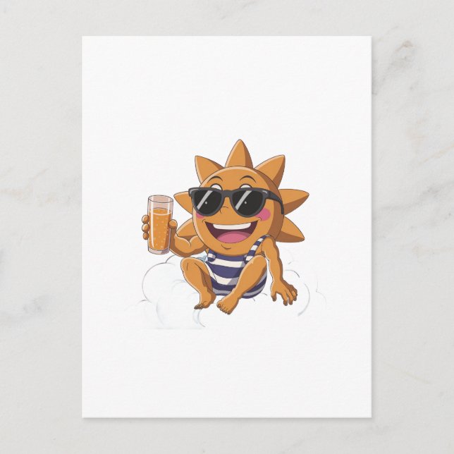 Hello summer  postcard (Front)