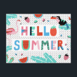Hello Summer Postcards<br><div class="desc">Illustrated "Hello Summer" Cards</div>