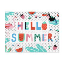 Hello Summer Postcards