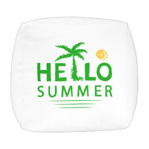 Hello Summer Pouf