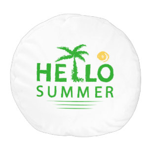 Hello Summer Pouf