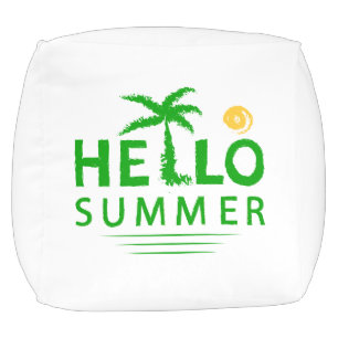 Hello Summer Pouf