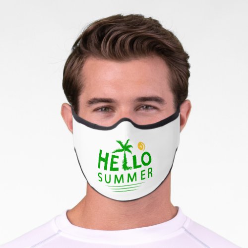 Hello Summer Premium Face Mask