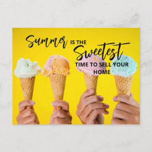 Hello Summer!   Real Estate Marketing Postcard