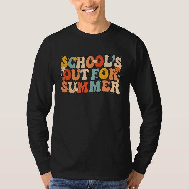 Hello Summer School s Out For Summer Teacher Summe T-Shirt (Front)