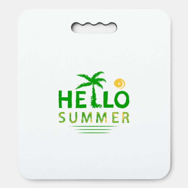 Hello Summer Seat Cushion (Front Vertical)