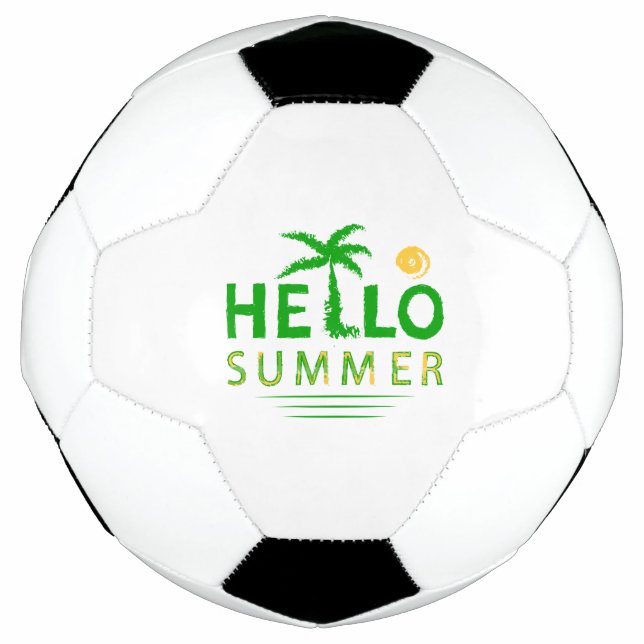 Hello Summer Soccer Ball (Front)
