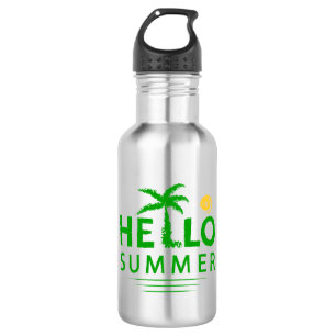 Hello Summer Stainless Steel Water Bottle