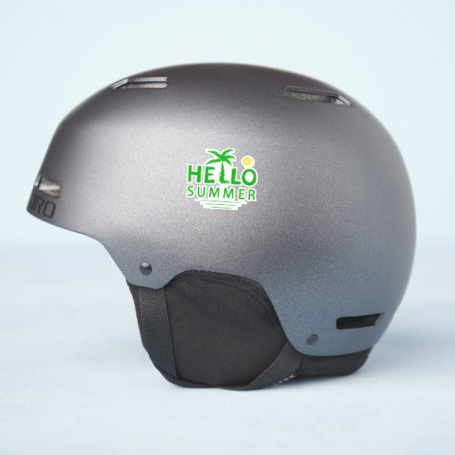 Hello Summer Sticker (Helmet Side)