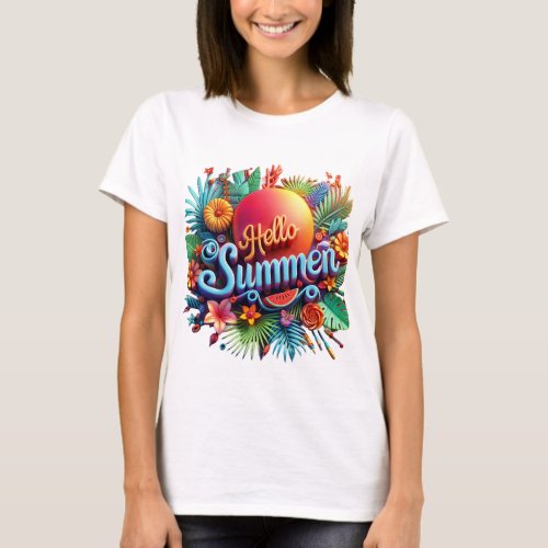 Hello SUMMER T_Shirt