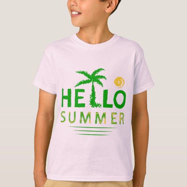 Hello Summer T-Shirt (Front)