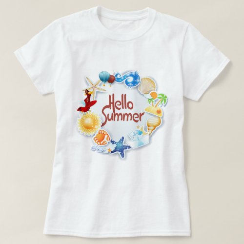 Hello Summer T_Shirt